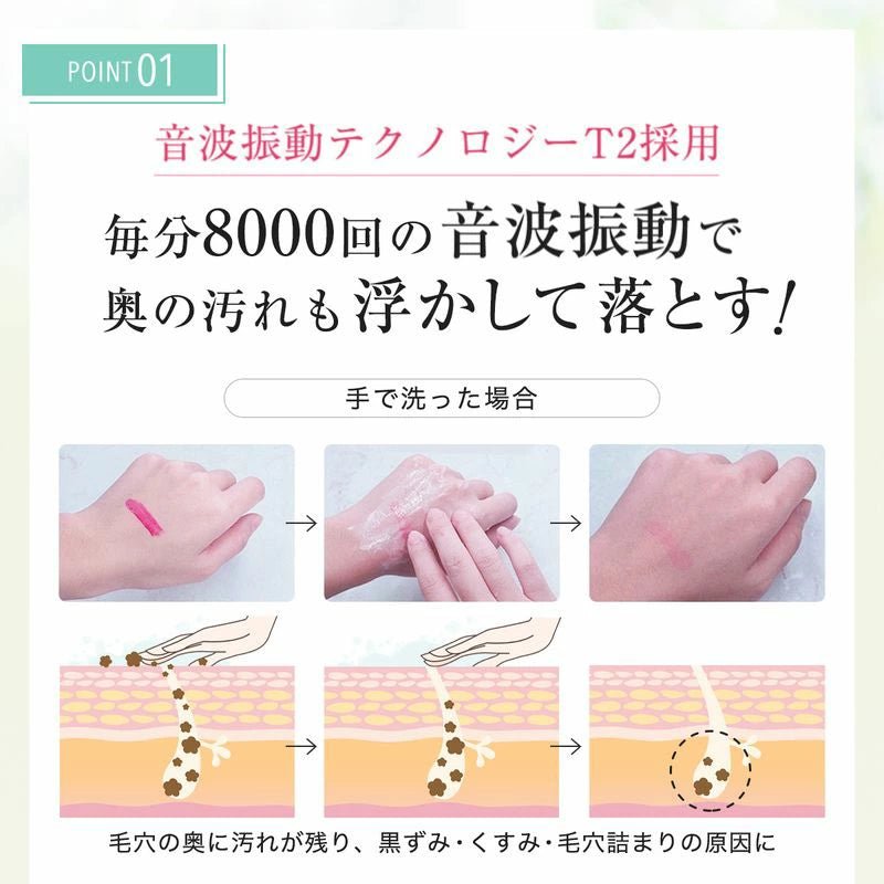 スキンベビー 電動洗顔ブラシ 洗顔フォーム 洗顔ネット付属