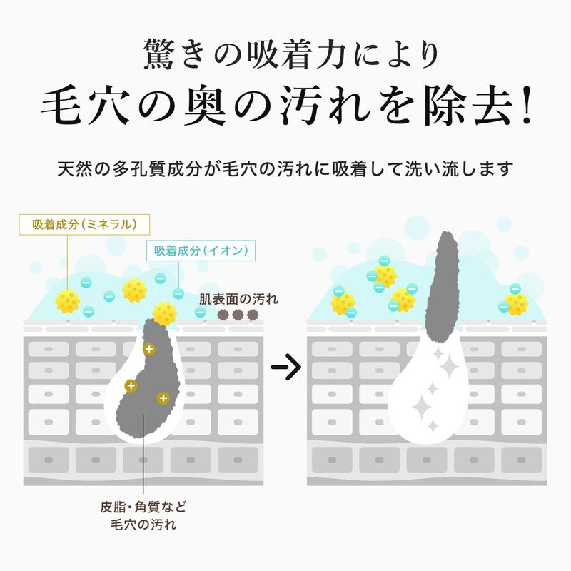 スキンベビー 濃密泡 洗顔フォーム ナチュラルクレイウオッシュ 100g 洗顔ネット付き｜ 天然クレイ×保湿成分でつるんと素肌へ - 公式 スキンベビー オンラインショップ